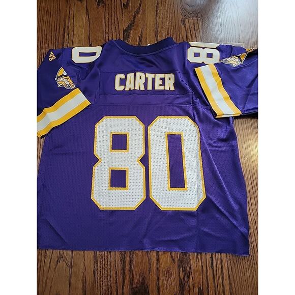 Adidas Chris Carter Minnesota Vikings NFL Football Jersey Youth Large 14-16 - Picture 8 of 9